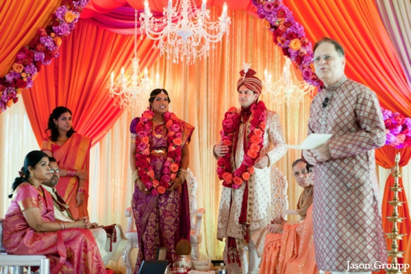 indian wedding bride groom jai mala