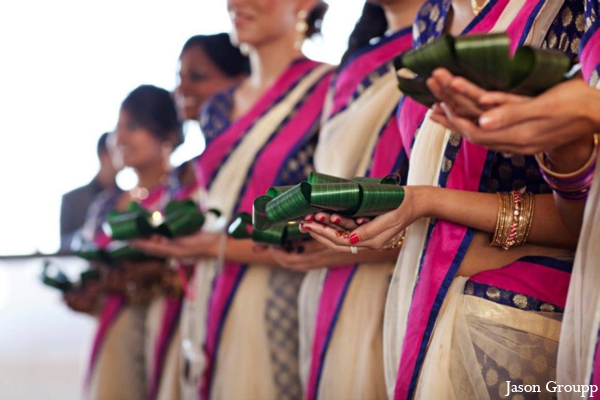 indian wedding ceremony bridesmaids