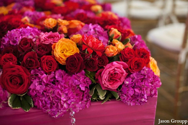 Indian wedding floral ceremony decor in Exquisite Indian Wedding by