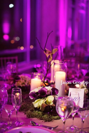 indian wedding reception lighting decor