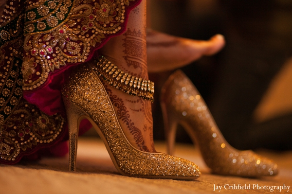 indian wedding bridal shoes inspiration