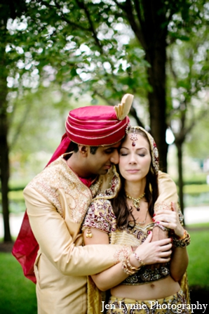 indian wedding bride groom portrait