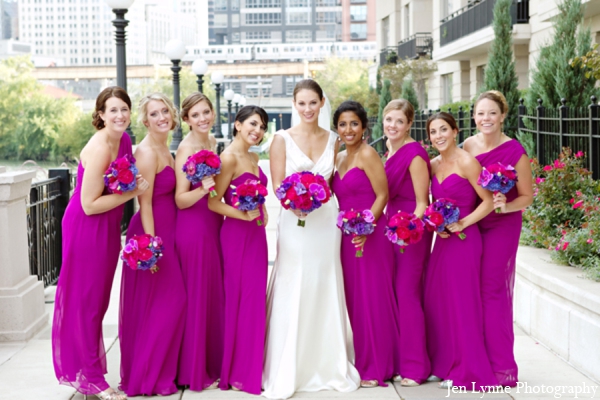 indian wedding ceremony bridal party