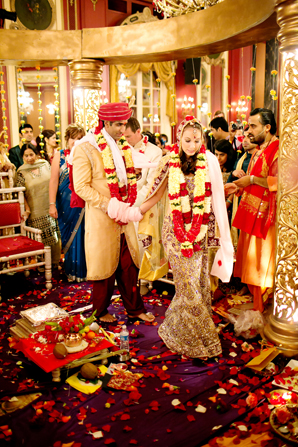 indian wedding ceremony bride groom