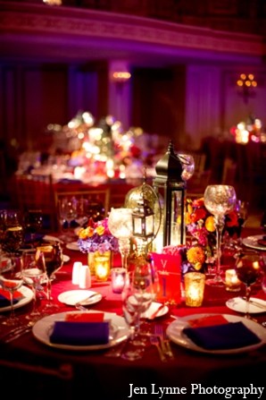 indian wedding tablesetting