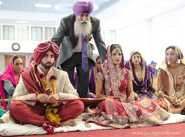 indian wedding ceremony groom bride