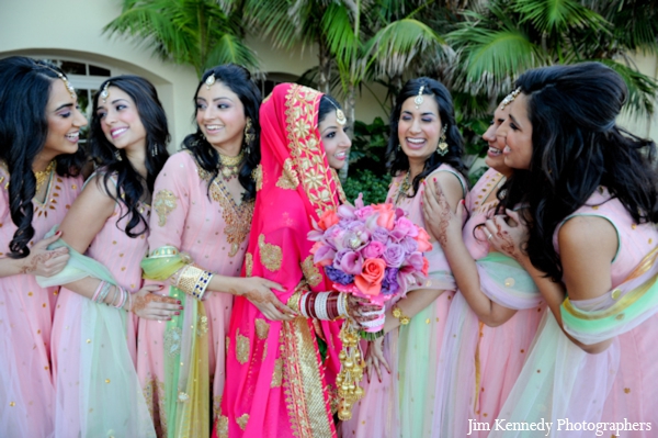 indian-wedding-bridal-portrait-bride-and-bridesmaids