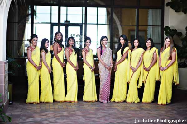 indian-wedding-bridal-party-lenghas