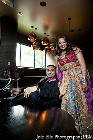 indian portraits groom bride wedding