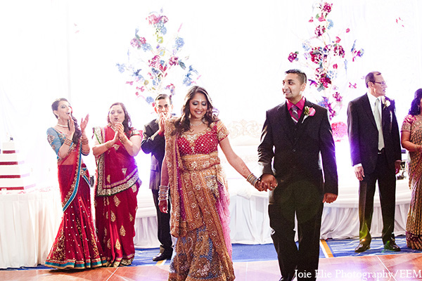 indian wedding groom bride reception