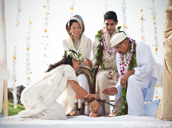 indian wedding outdoor fire ceremony