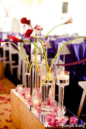 indian wedding ceremony decor floral arrangement