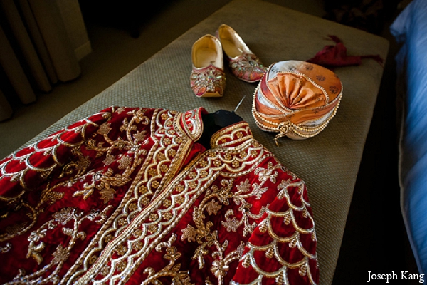 indian wedding groom outfit red sherwani fashion