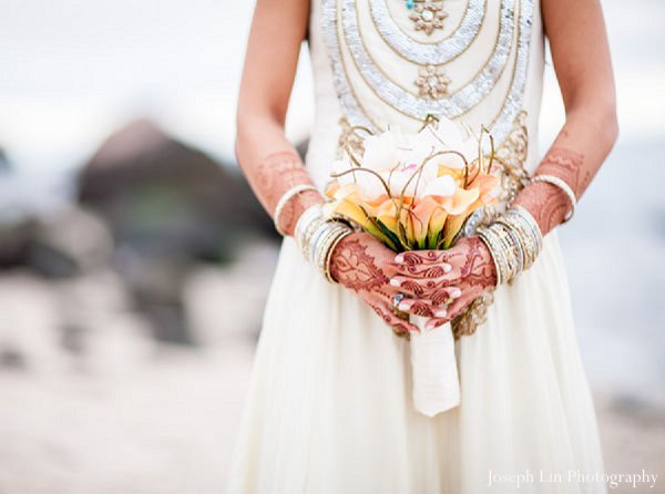 indian wedding bride floral