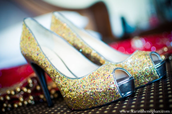 indian-wedding-bridal-shoes-inspiration-gold-glitter