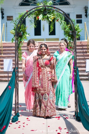 indian-wedding-bride-walks-down-aisle