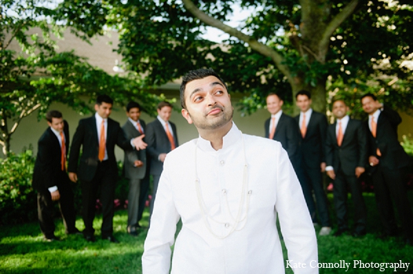 indian wedding portraits groom groomsmen