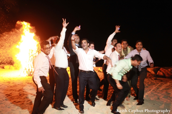 indian-wedding-men-beach-bonfire