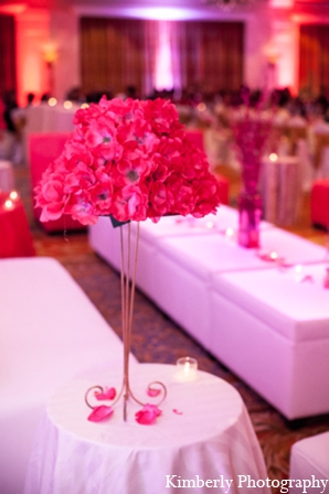 indian wedding modern reception floral