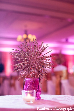 indian wedding reception modern decor