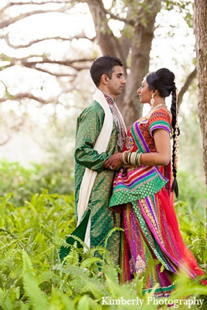 indian wedding portraits garba bride groom