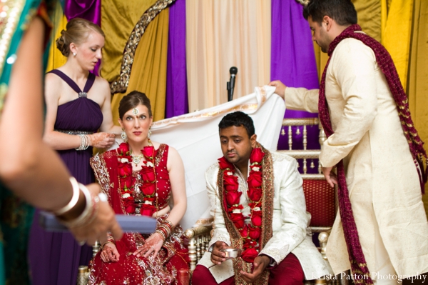 indian wedding bride groom bride mandap ceremony