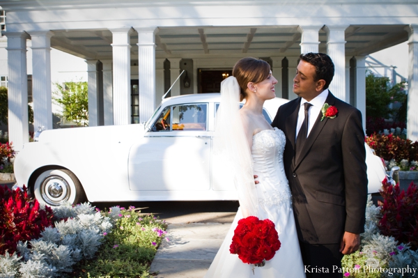 indian wedding bride groom fusion couple