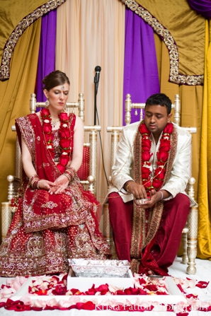 indian wedding ceremony bride groom mandap