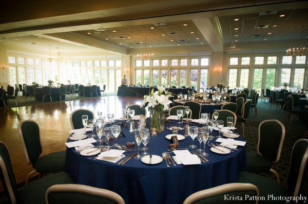 indian wedding reception venue table setting