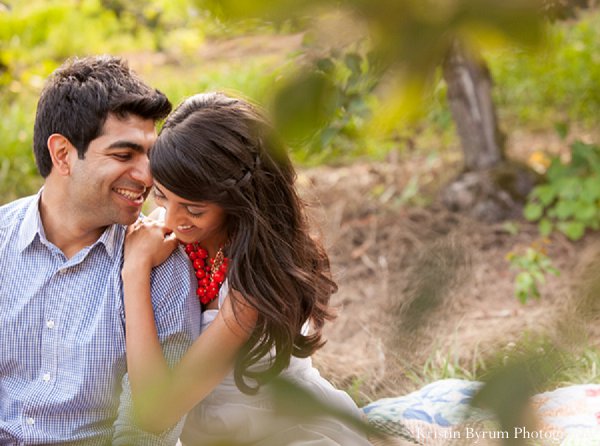 indian wedding engagement shoot