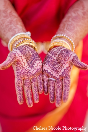 indian wedding mehndi bangles red gold cream