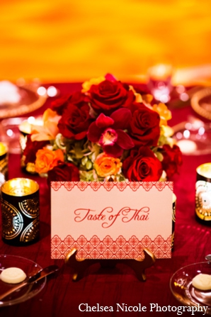 indian wedding reception stationary catering decor