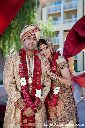 indian portraits groom bride wedding