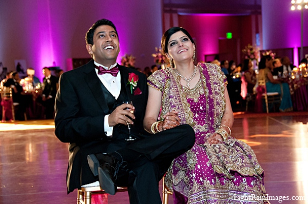 indian reception groom bride wedding