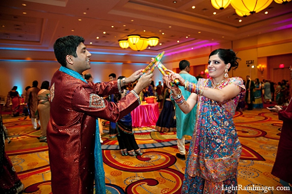 indian sangeet bride groom photography