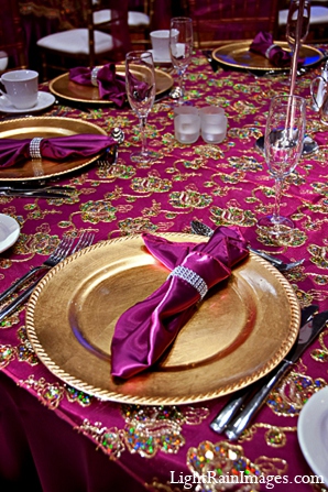 indian wedding arrangements decor table