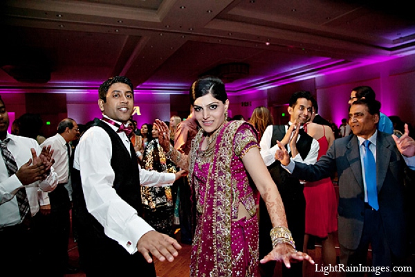 indian wedding groom bride reception