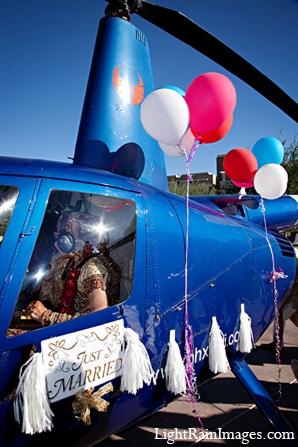 indian wedding groom bride transportation