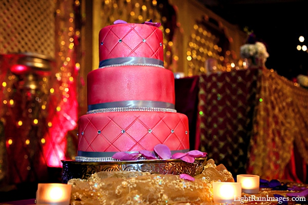 indian wedding reception cake decor