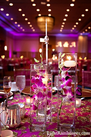 indian wedding reception decor floral photography