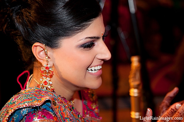 indian wedding sangeet bride photography