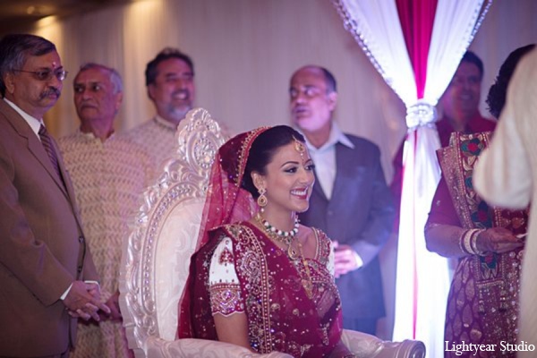 indian wedding ceremony bride