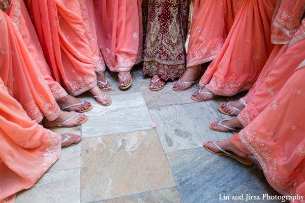 indian wedding bridesmaids