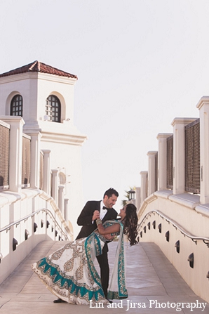 indian wedding bride reception groom portraits