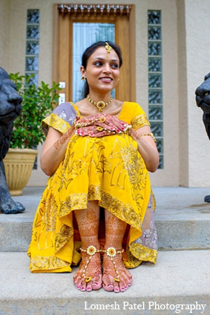 indian bride bridal mehndi portrait