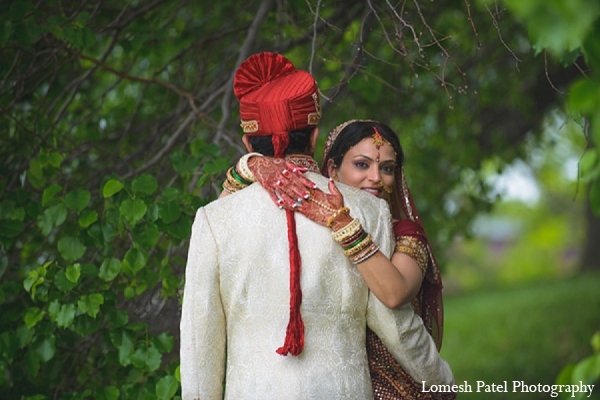 indian wedding portraits bride groom