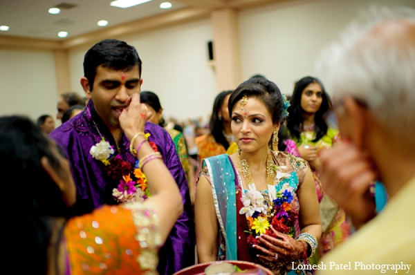 indian wedding sangeet groom bride