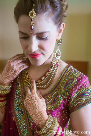 indian wedding bridal jewelry henna