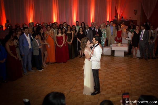 indian wedding bride groom dance floor