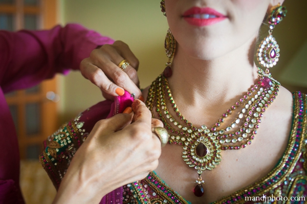 indian wedding ceremony bridal portrait